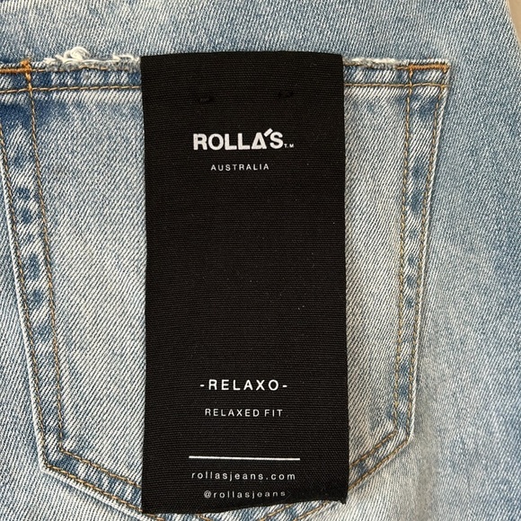 Rollas Jeans Mens Relaxo Relaxed Fit Jean Original Stone Mid Rise Sz 32 NEW - Picture 9 of 11